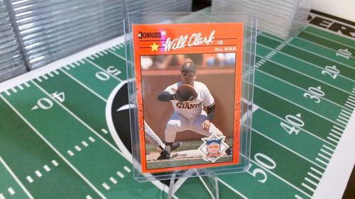 Will Clark 1990 Donruss All Star Series Mint Card #707