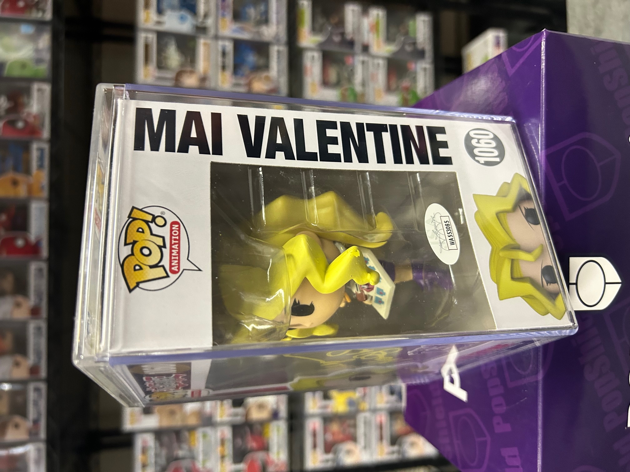 Funko Pop Yu-Gi-Oh Mai Valentine signed outlet Megan Hollingshead