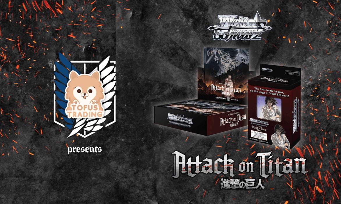 PRESALE NOW LIVE! Attack on Titan English Booster Boxes and