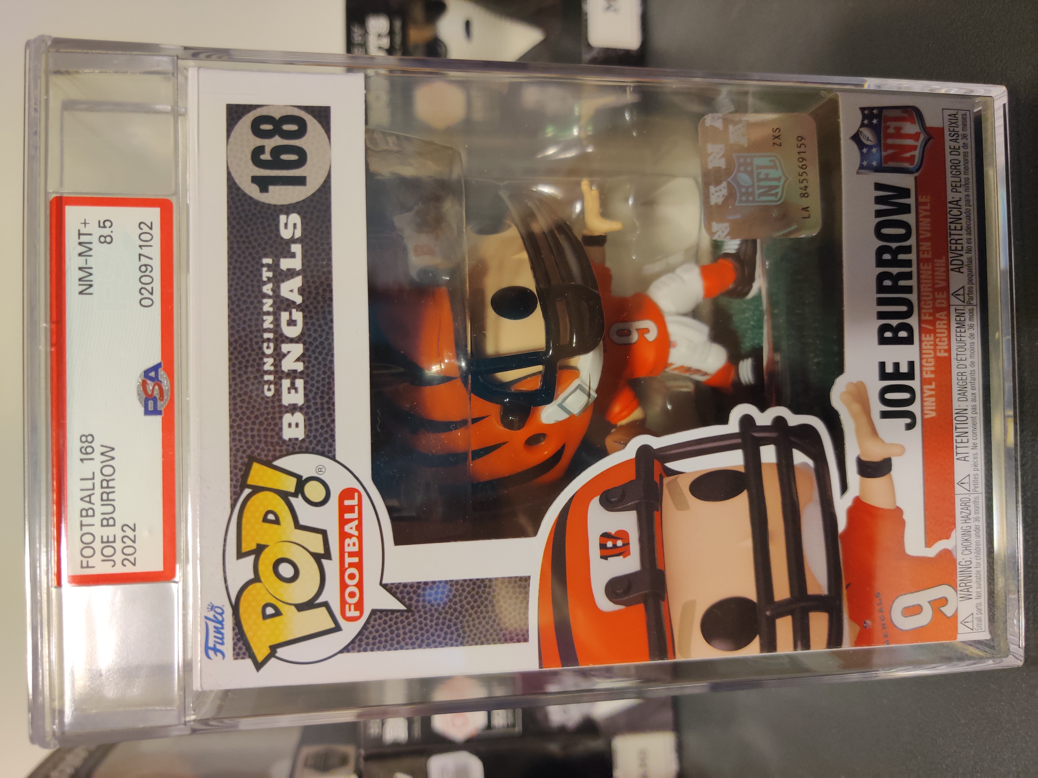 Joe Burrow (Cincinnati Bengals) Funko Pop! NFL #168 from 2P Gaming