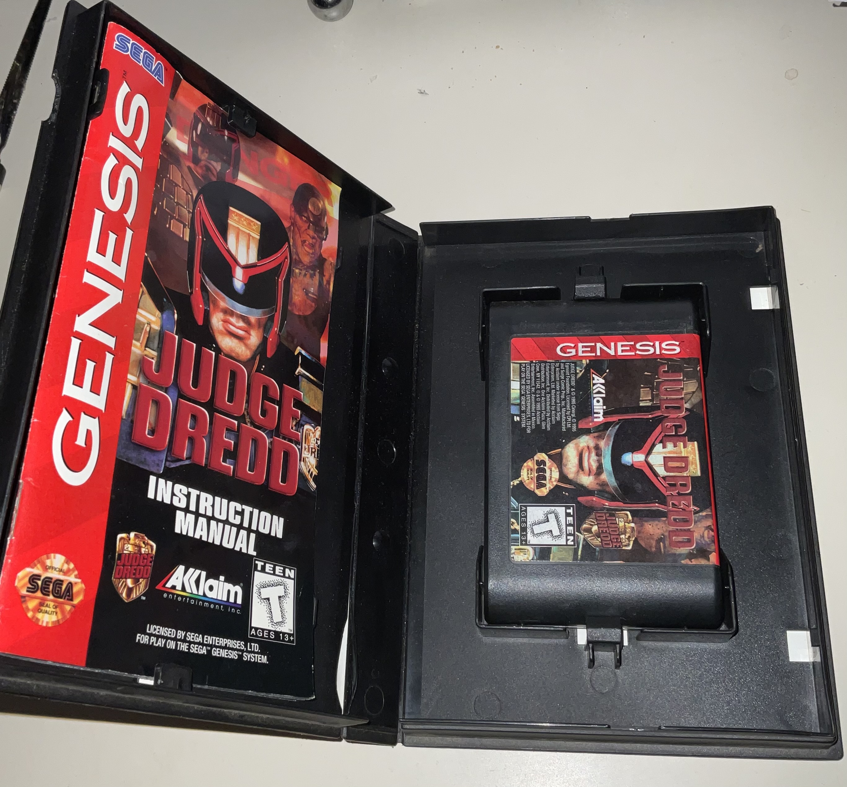 Judge Dredd sega genesis cib