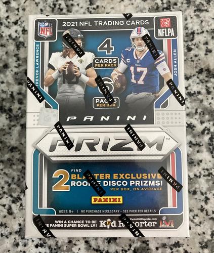 2021 Panini Prizm Football Blaster Box (Disco Prizms)