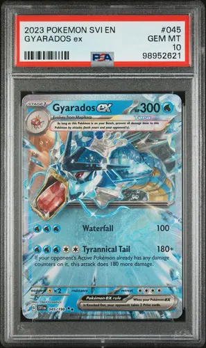 PSA GEM MT 10 GYARADOS ex, 2023, POKEMON SVI EN-SCARLET & VIOLET