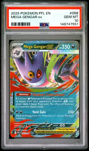 R*R様 MEGA GENGAR EX 2025 GEM MT 10 4連番セッ Pokemon Japanese TCG 2025 MEGA Dream ex MEGA Gengar ex M2a-240/193