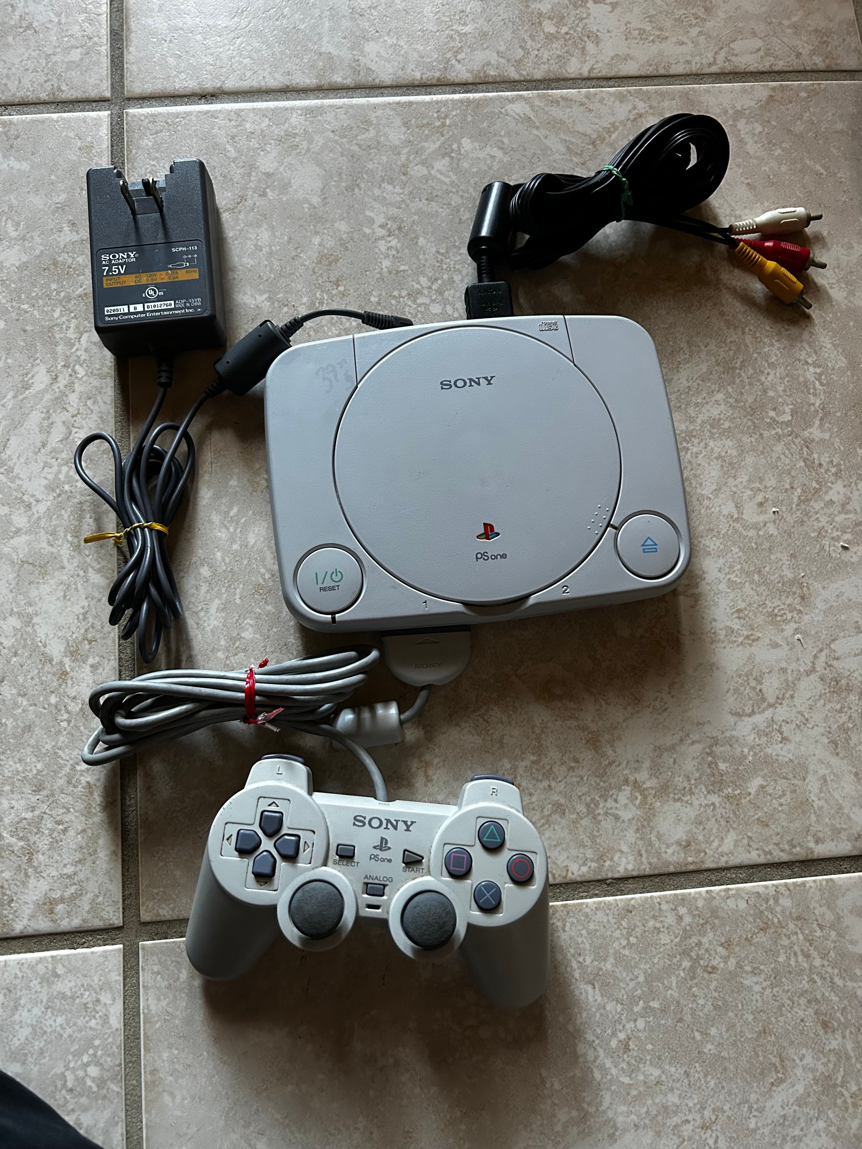 Restored Sony PlayStation Ps One PS1 Video Game Console