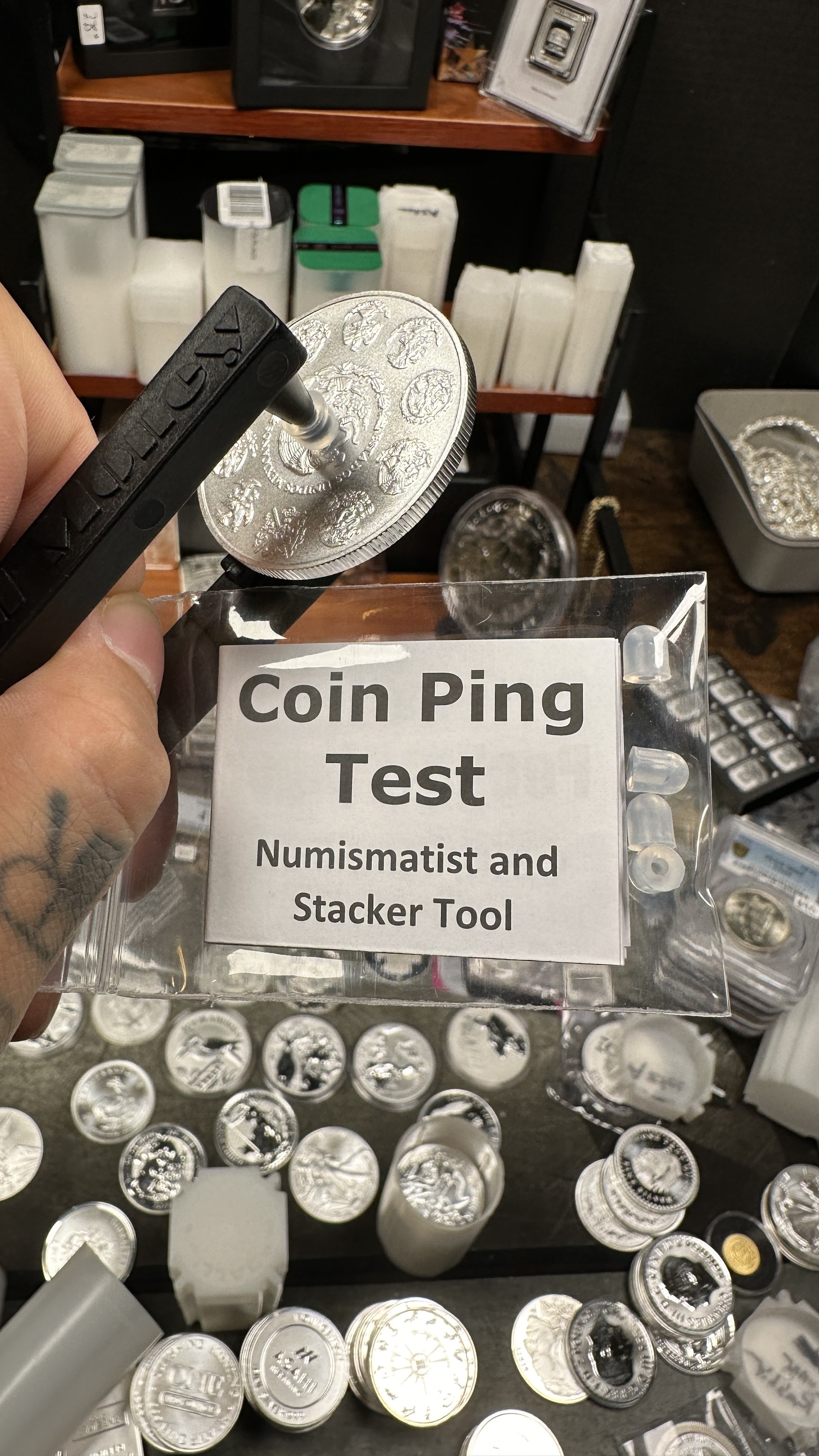 The Pocket Pinger - Coin Ping Tester