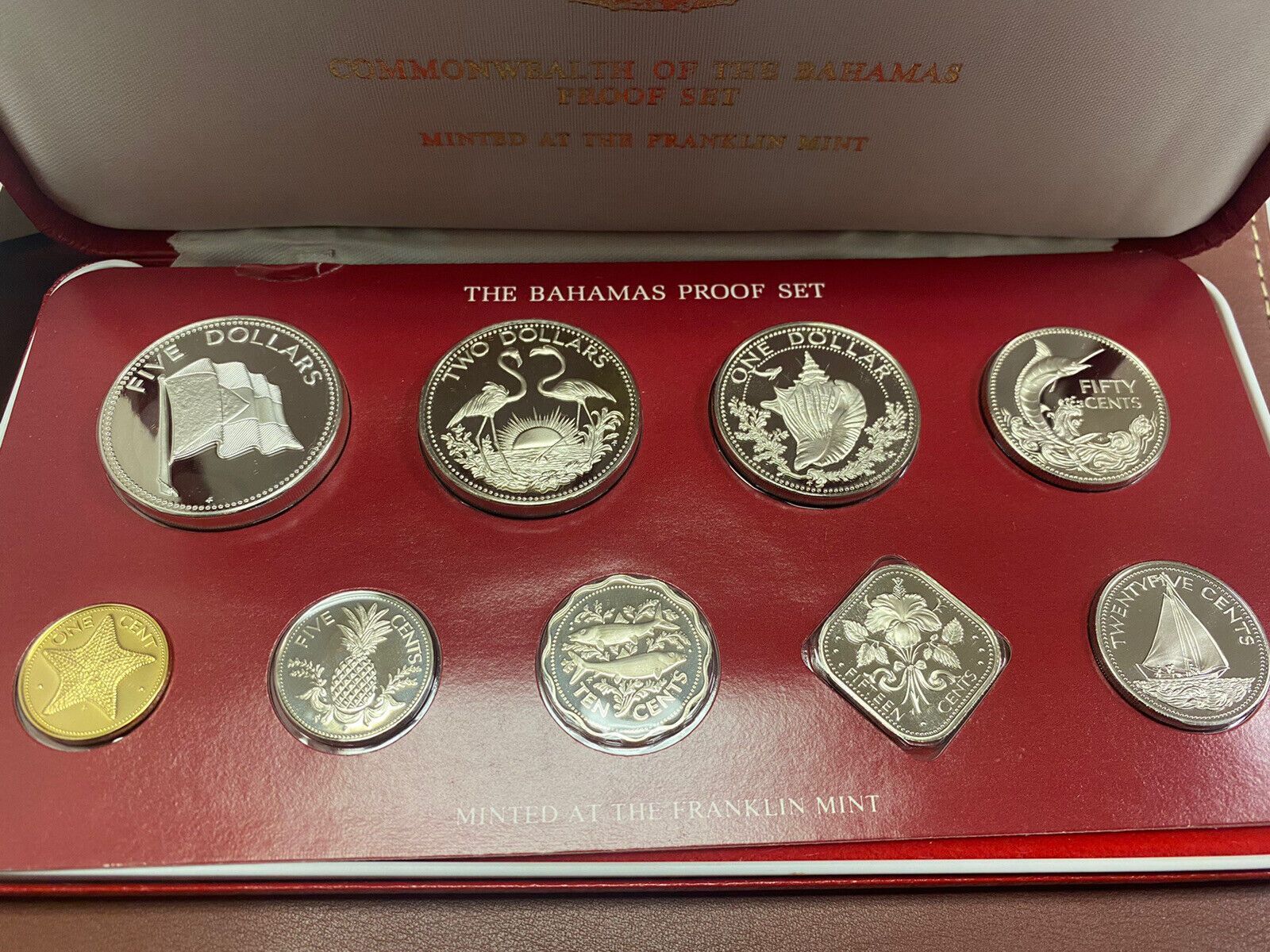 1981 BAHAMAS Silver PROOF SET